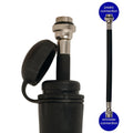 AZUR Bike Pumps Mini W/Flexi Hose Black Tyre