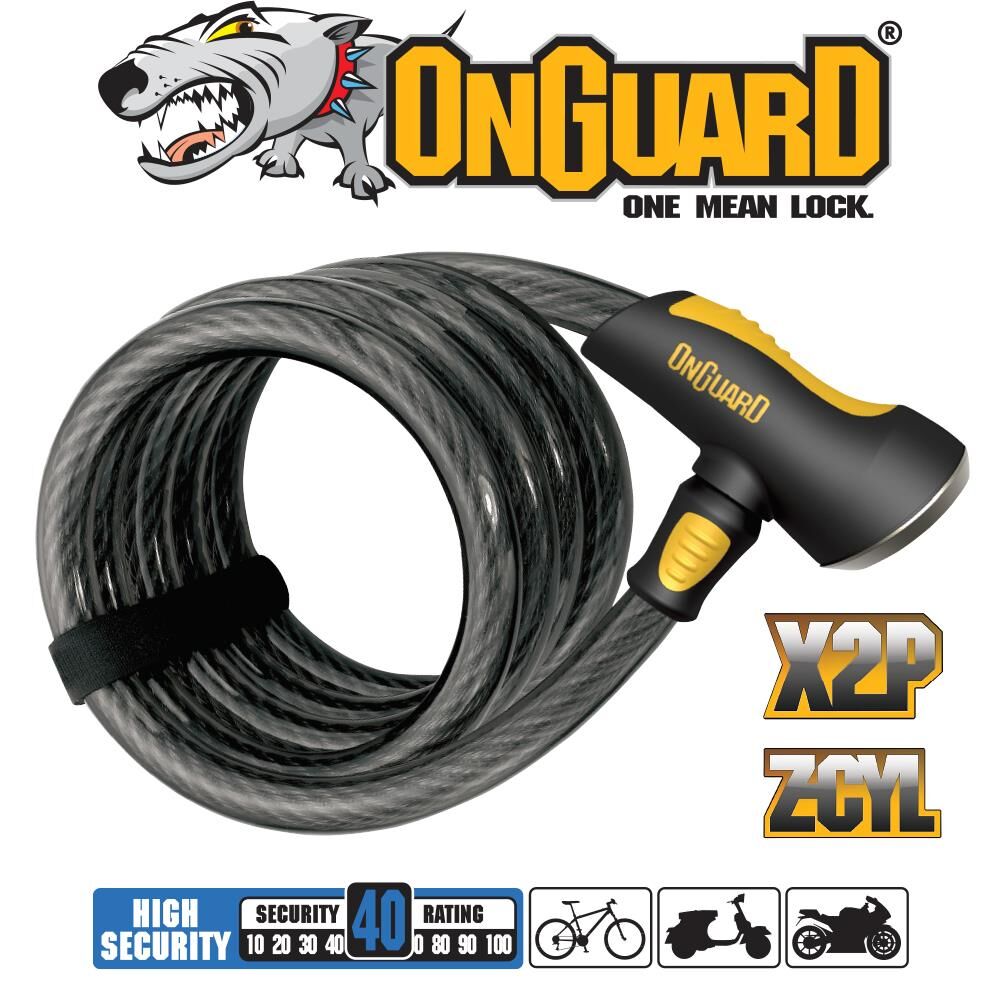 ONGUARD Doberman Key Lock 185cm x 15mm