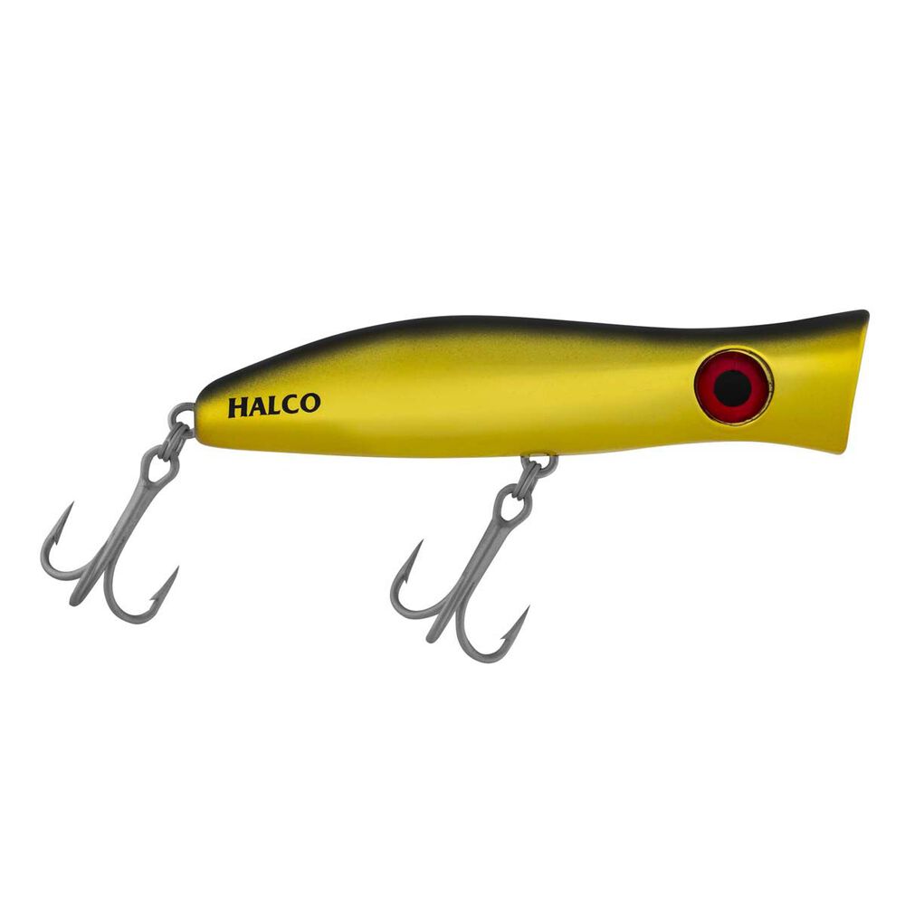HALCO Roosta Popper Chrome Gold/Black Back 105g