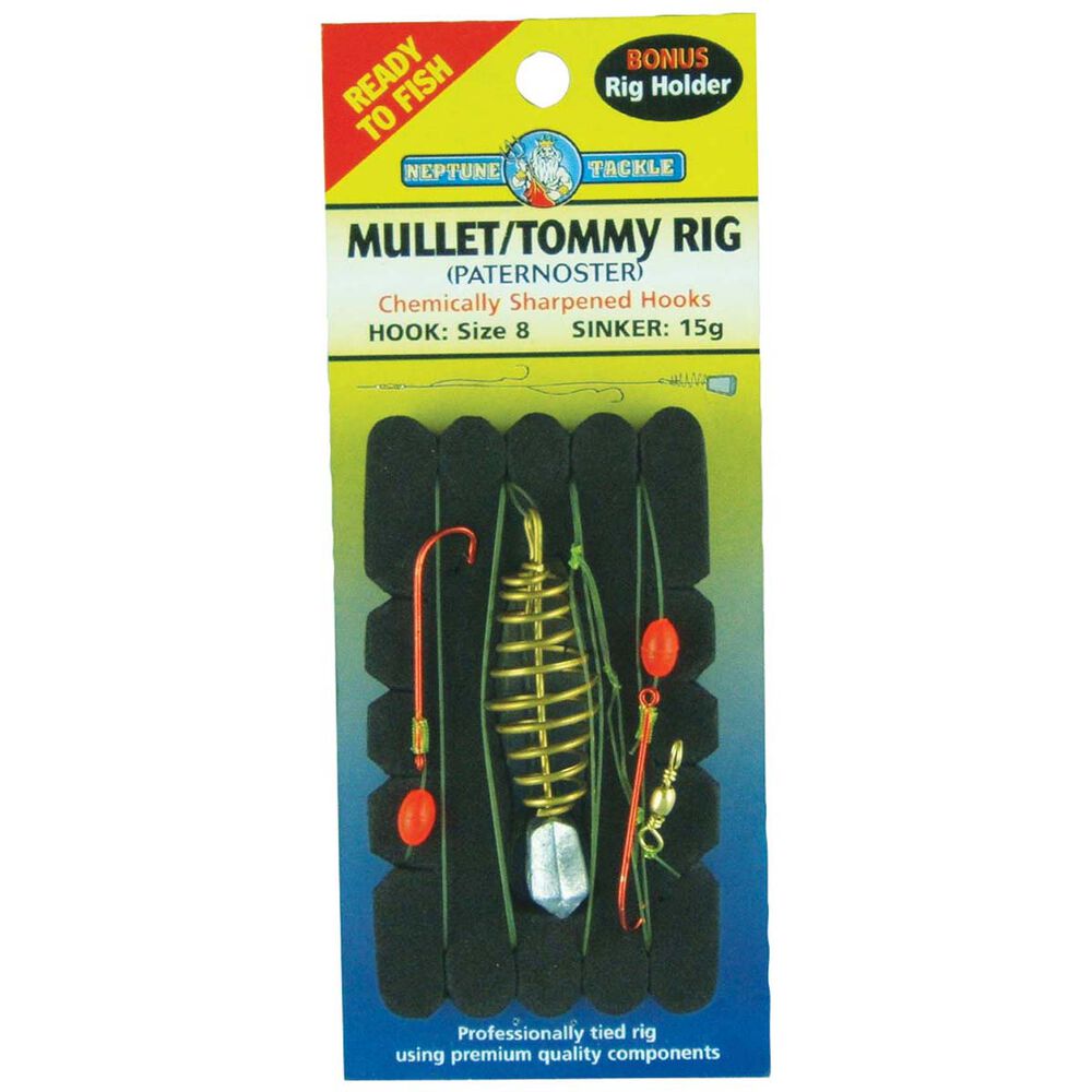 NEPTUNE Deluxe Pre-Tied Rigs Mullet/Tommy ,8