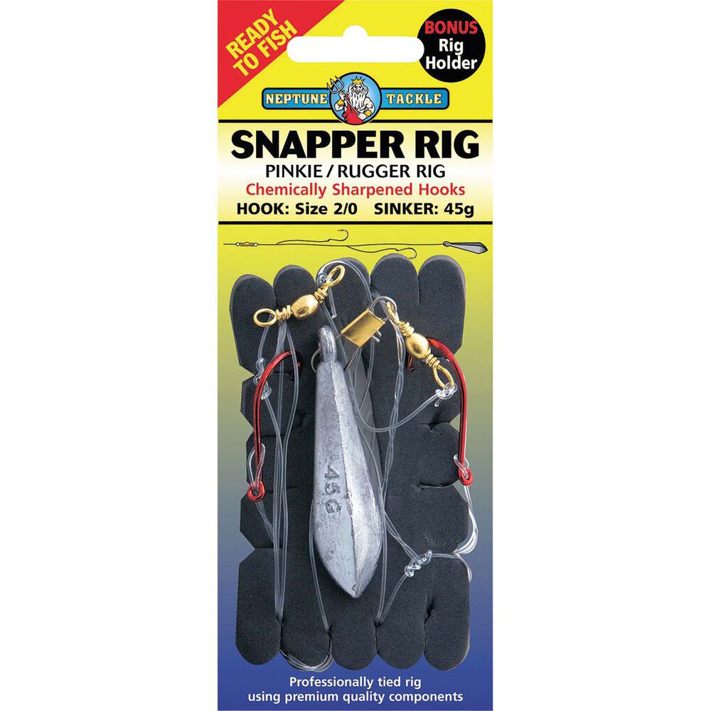 NEPTUNE Standard Pre-Tied Rigs Snapper 4/0