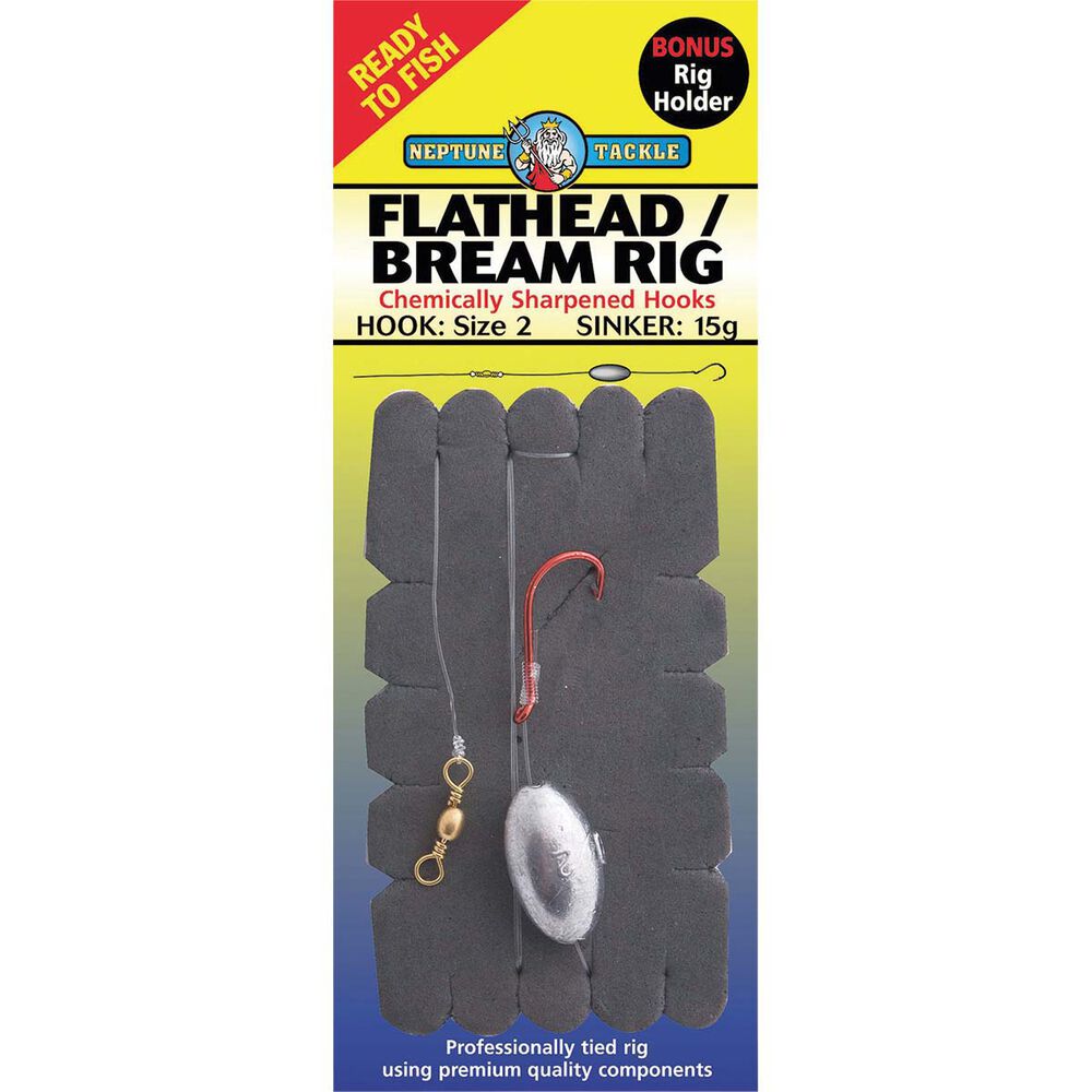 NEPTUNE Deluxe Pre-Tied Rigs Flathead/Bream sz2