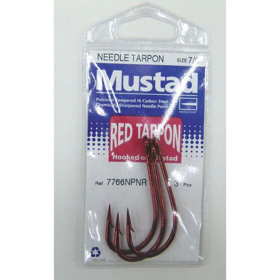 MUSTAD Red Tarpon Hooks 1/0