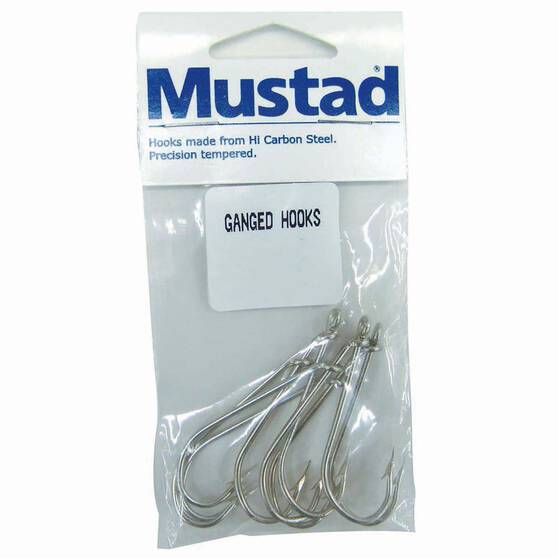 MUSTAD Ganged Hooks 3pk 2/0