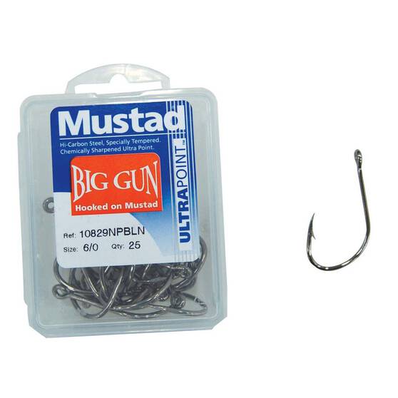 MUSTAD Big Gun Hooks 25pk 6/0