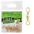 BITE SCIENCE Swivels Brass Barrel sz10