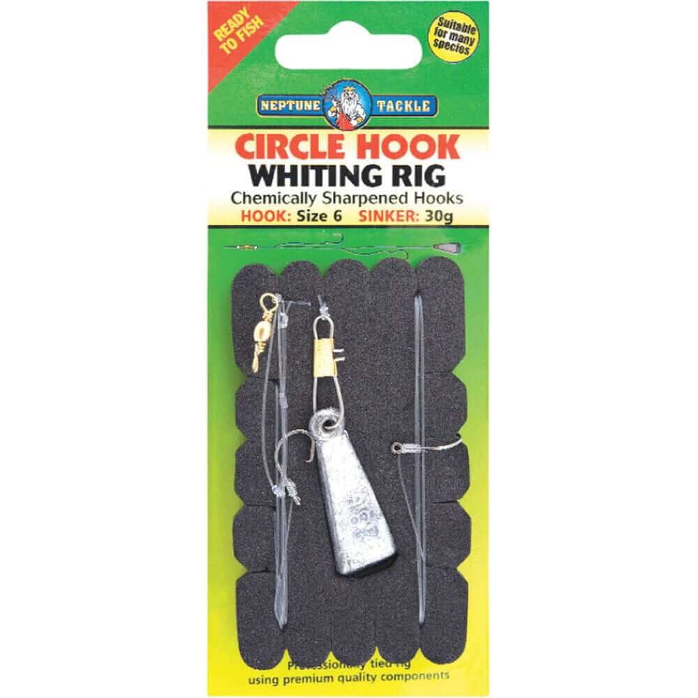 NEPTUNE Circle Hook Rigs Whiting ,6