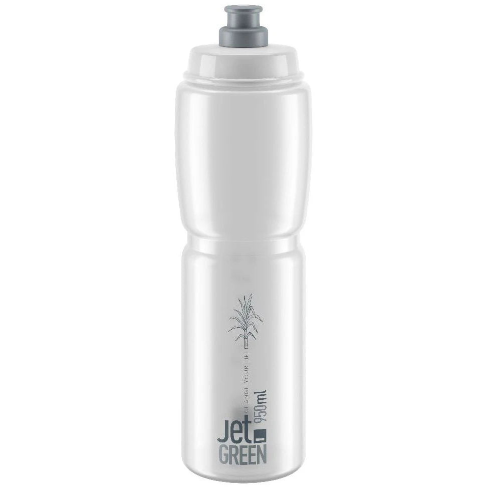 ELITE Jet Green Water Bottle Clear 950ml
