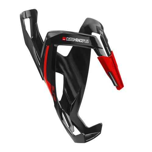 ELITE Bottle Cage Custom Race Black/Glossy Red
