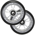 ENVY 100mm Wheels (Pair) Silver/Black