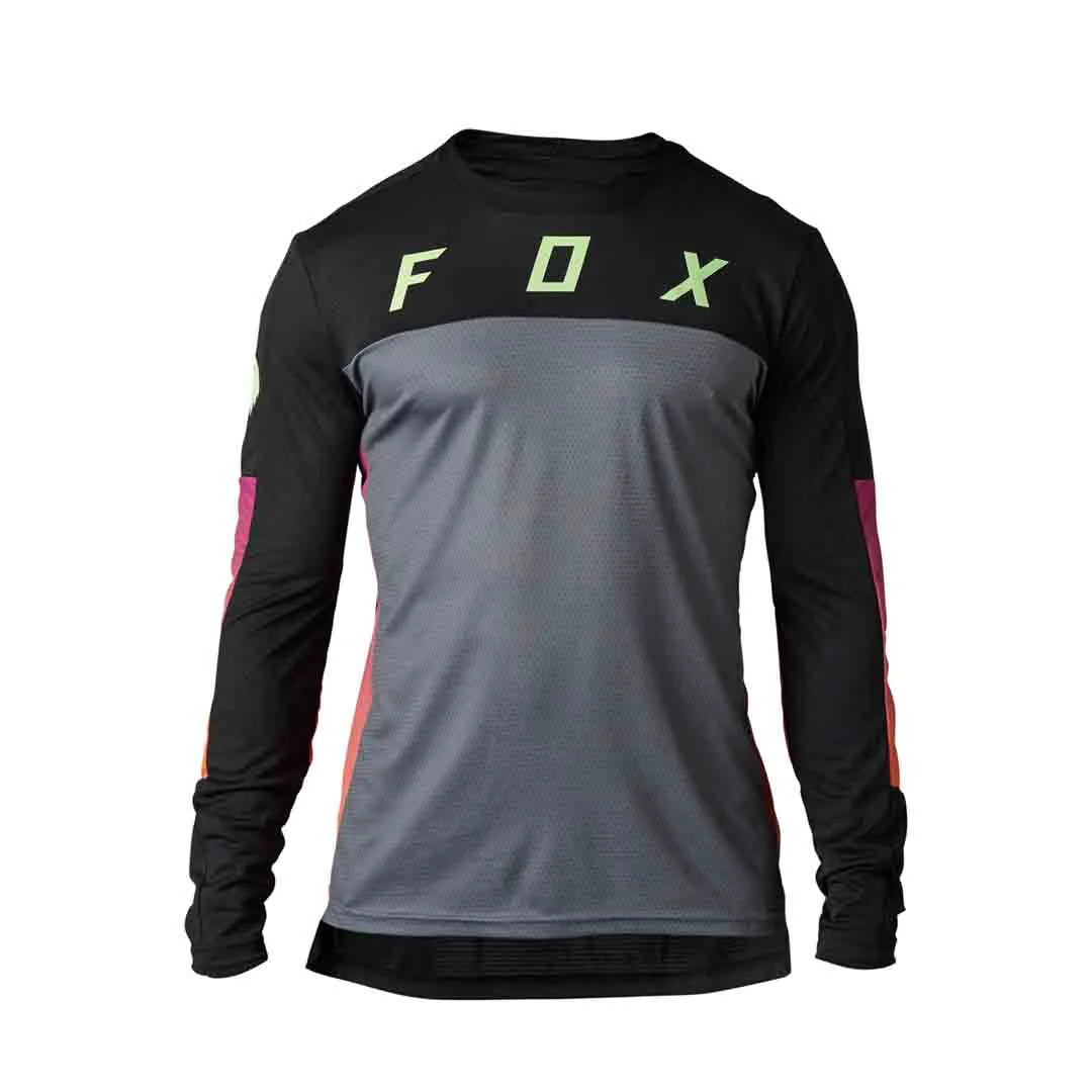FOX Defend Cekt LS Jersey Black XL