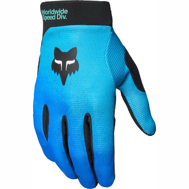 FOX Ranger Bend Gloves Blue Atoll Sml