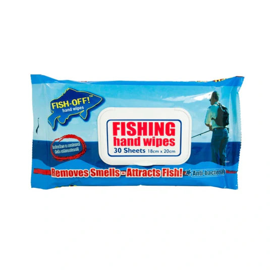 FISH-OFF Fishing Hand Wipes 30pk