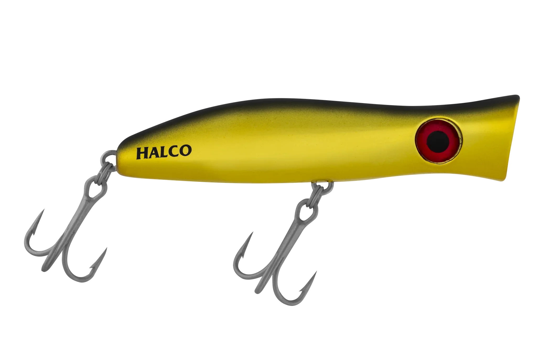 HALCO Roosta Popper Chrome Gold/Black Back 60g