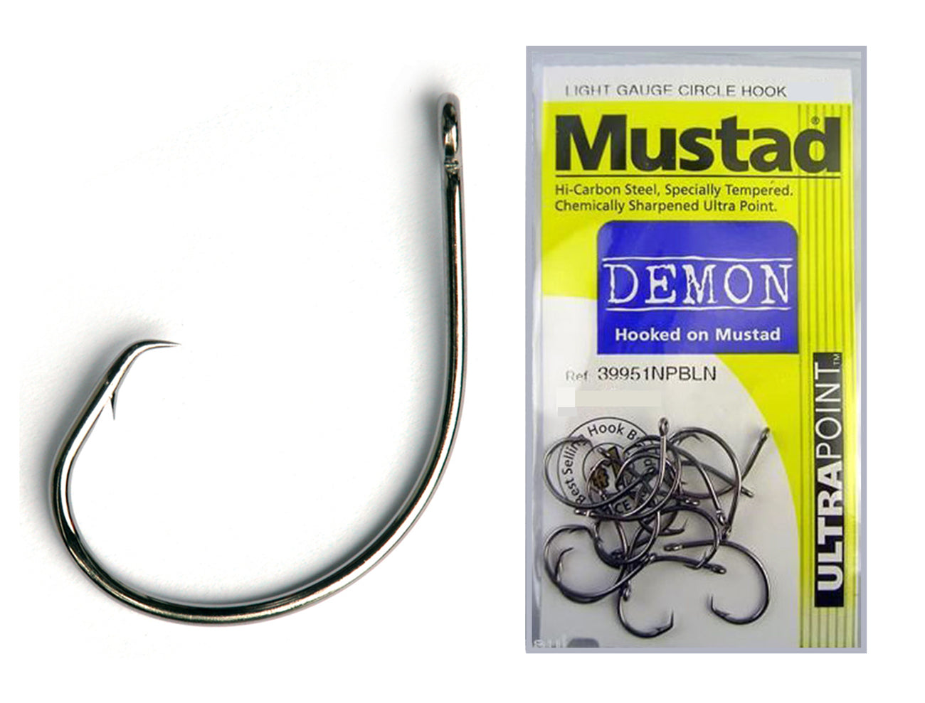 MUSTAD Demon Circle Light Hooks ,1