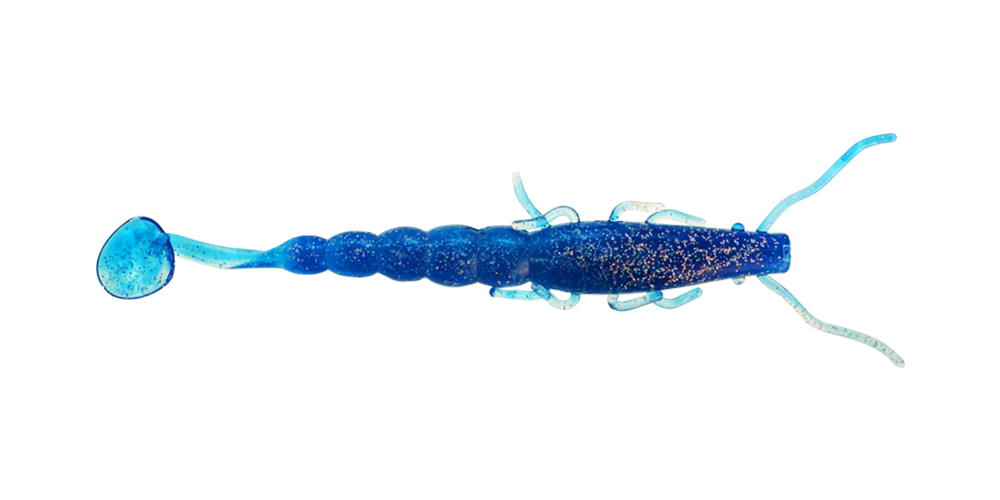 MADEYE Soft Plastic Paddle Prawn Ice Cold 7"