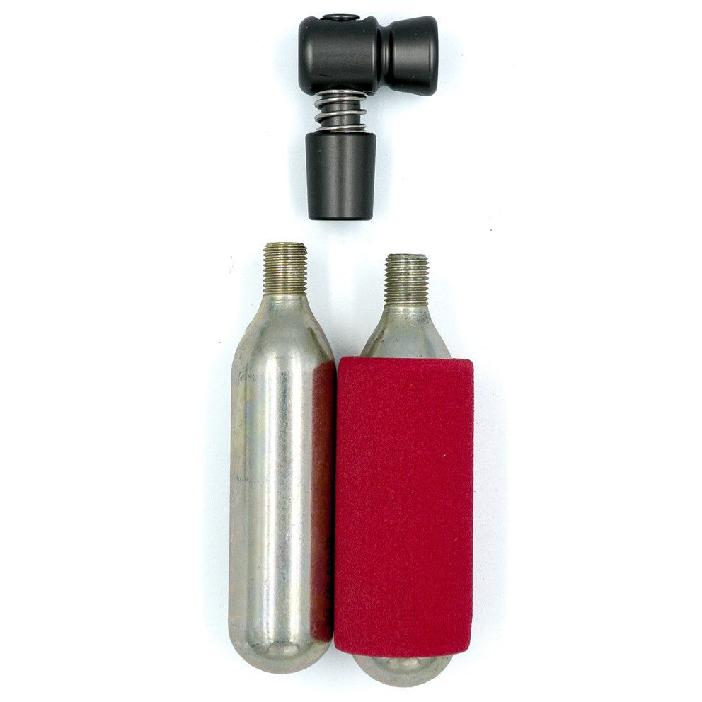 QBP Co2 16g-2pcs + Press Regulator Head