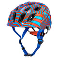 KALI Chakra Lighted helmet Highwire Tangerine/Blue (48-54CM)