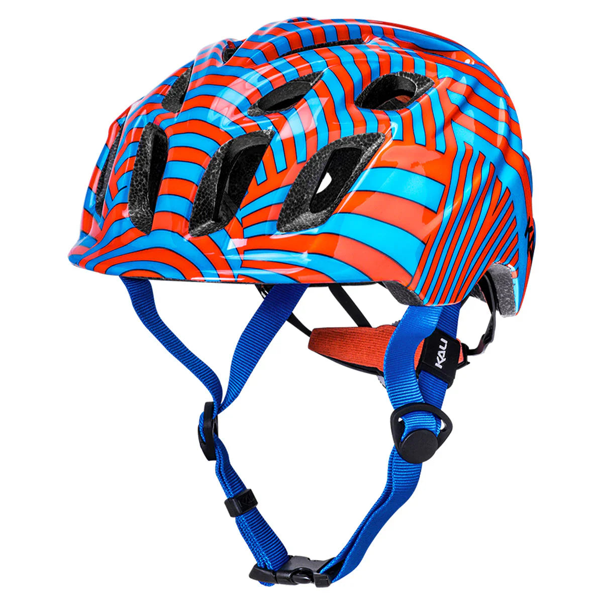 KALI Chakra Lighted helmet Highwire Tangerine/Blue (44-50cm)