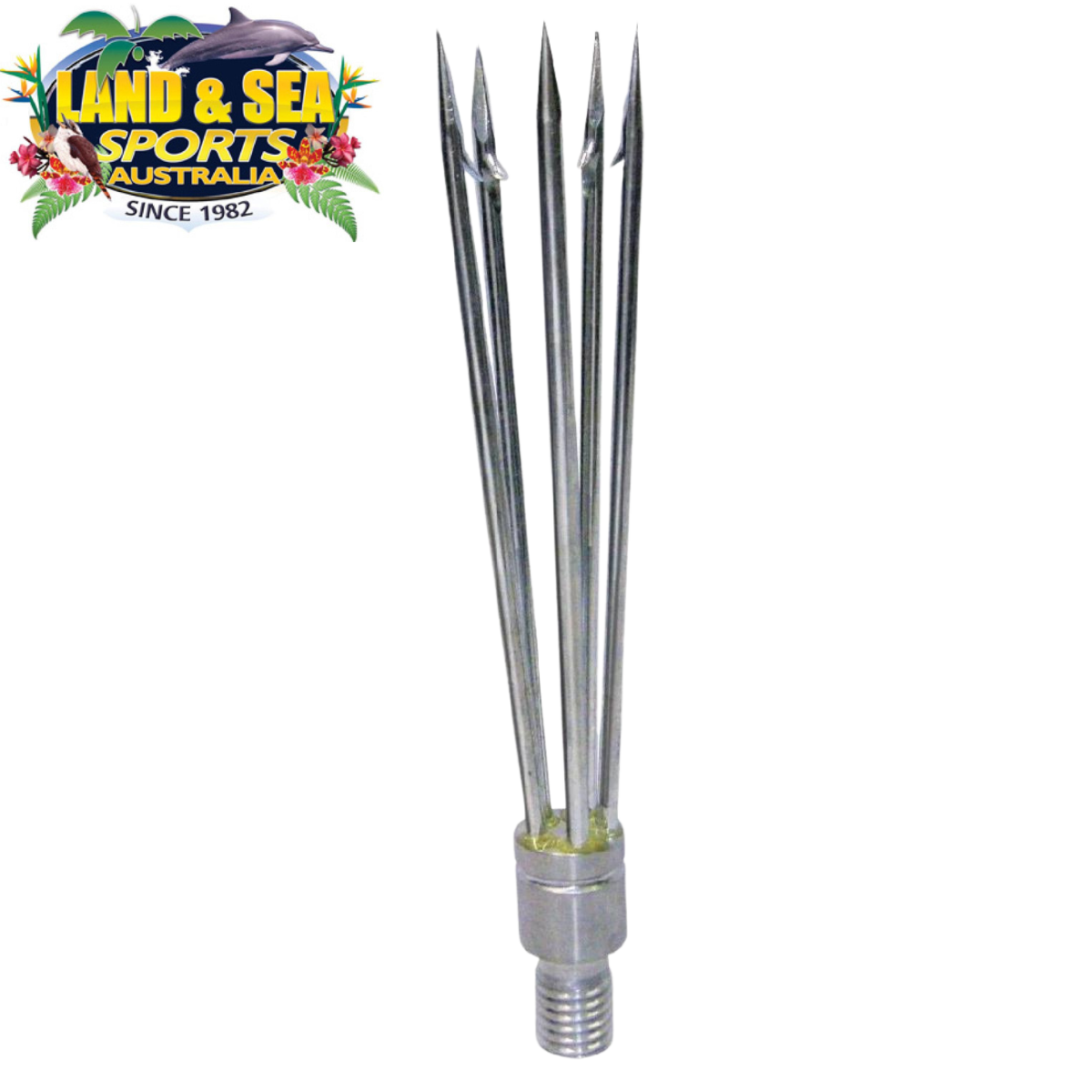 LAND & SEA Alloy 5 Barb Cluster Male Thread