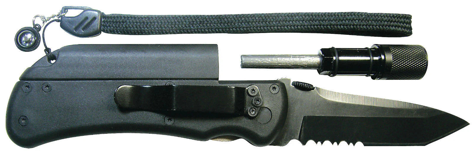 LAND & SEA Knife Spark Stone & Torch