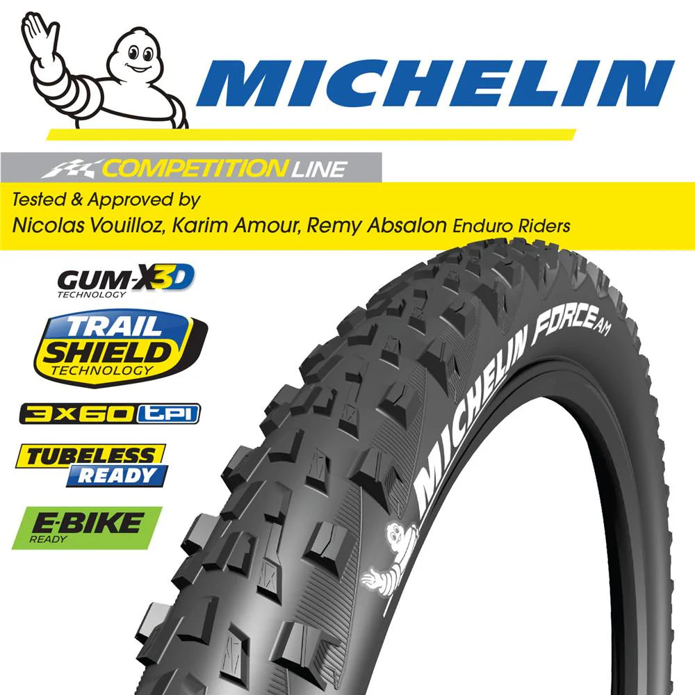 MICHELIN Force AM 27.5 x 2.35 TR Tyre