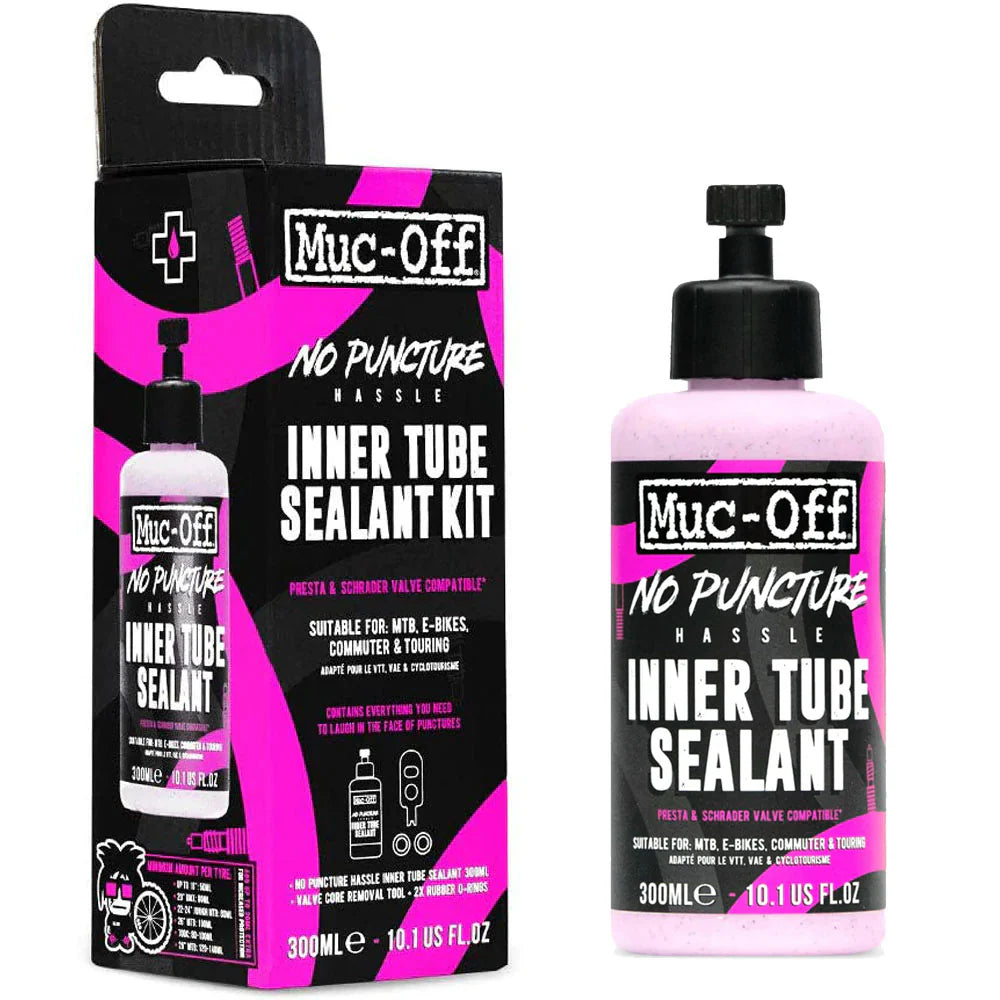 MUC-OFF No Puncture Tyre Sealant Inner Tube Kit 140mls