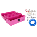 PLANO lets go fishing 100pc tackle kit Pink