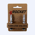 ROCKET Tubeless Valves Silver 44mm