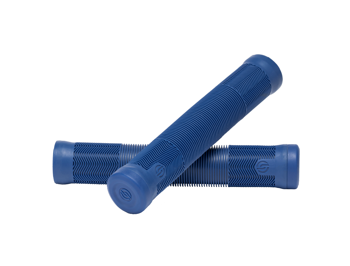 SALT BMX Grips Flangeless 154mm Blue