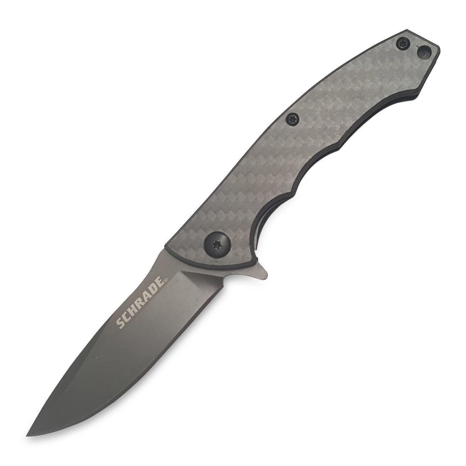 SCHRADE Carbon Fiber Framelock Folding Knife