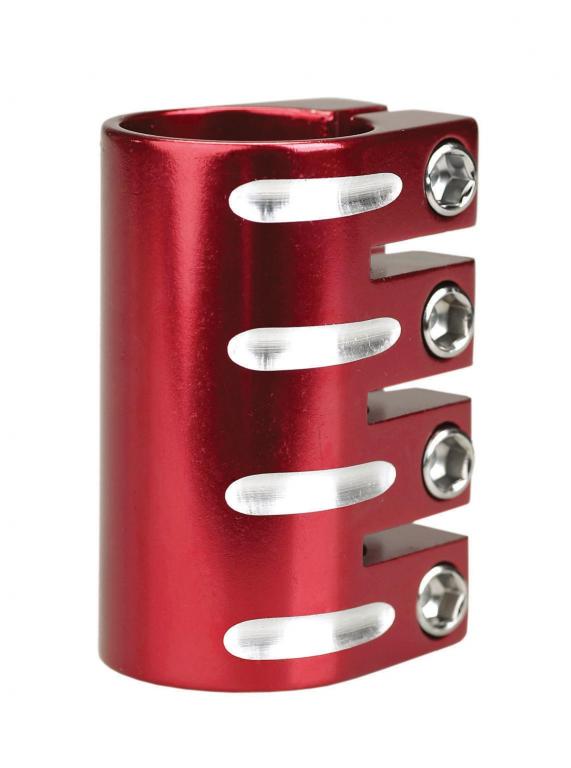 BPW 4 Bolt Head Stem Clamp Red