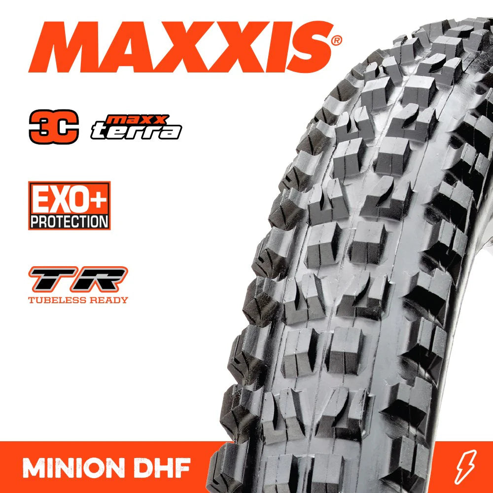 MAXXIS MTB EXO T/R Tyres 27.5" 2.50 Minion DHF Terra