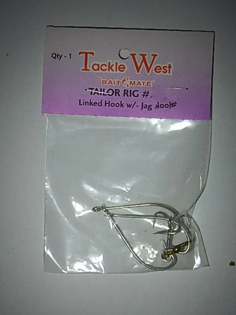 TACKLE WEST Tailor Rig Linked Hooks 5/0