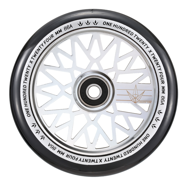 ENVY Diamond 120mm Wheel Hollow Core Chrome/Black