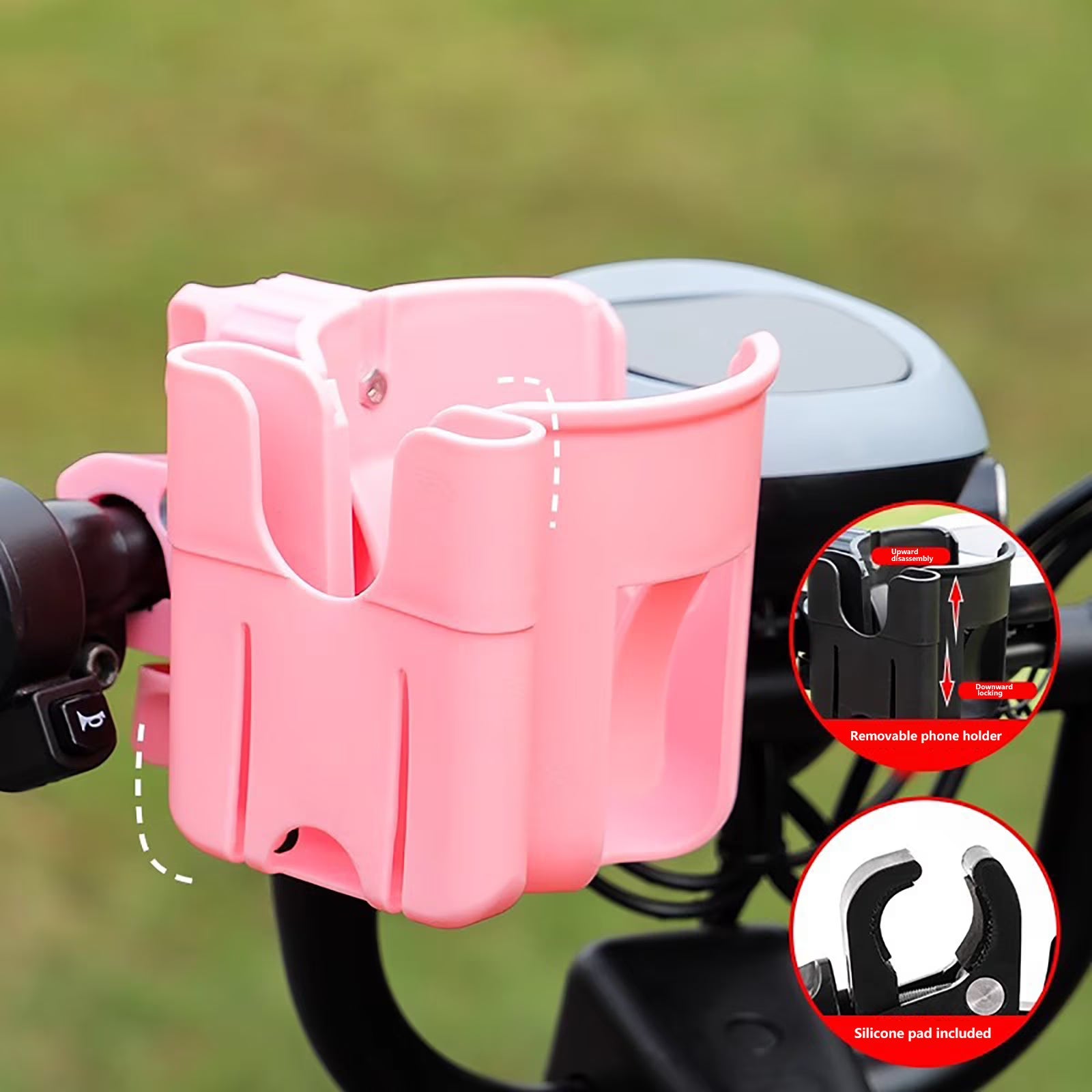 PK CYCLES Handlebar Drink/Phone Holder