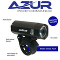 AZUR Bike Lights Front Blaze 40 Lumens