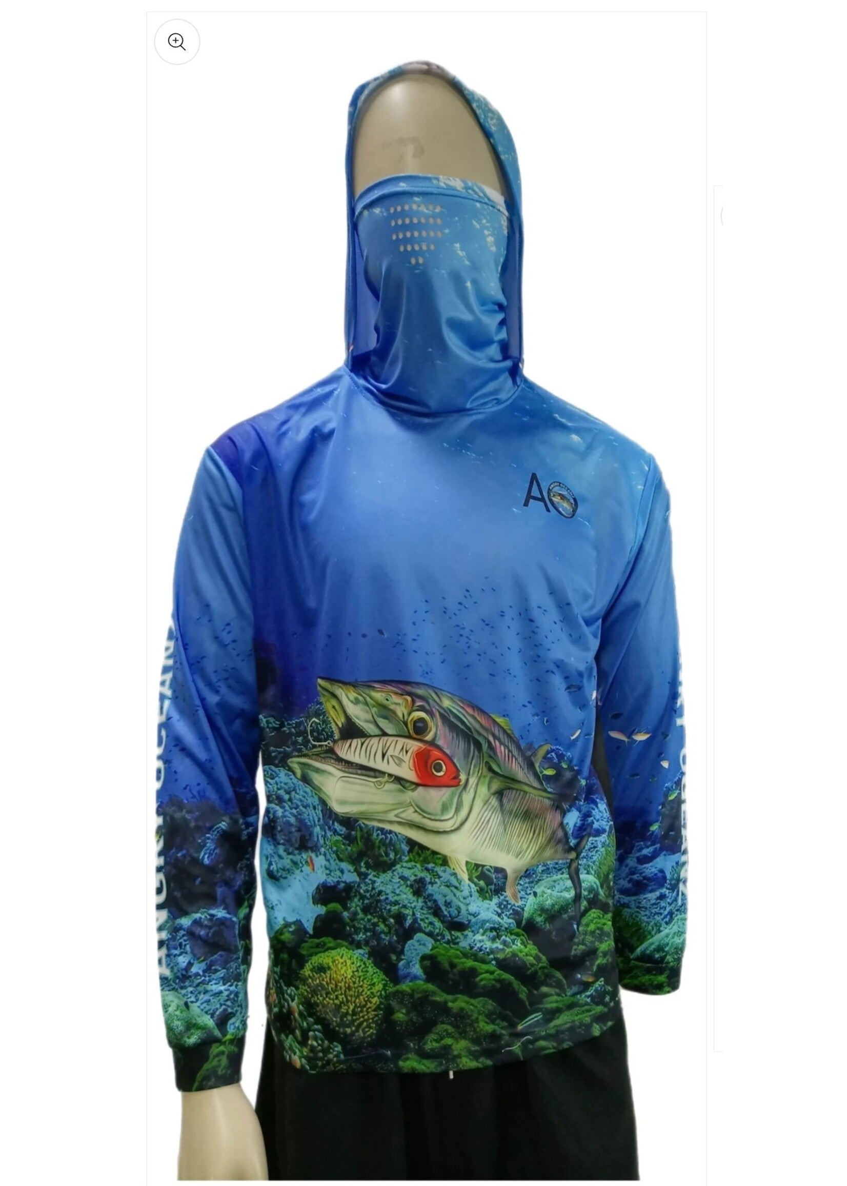 ANGRY OCEANZ Pro Fishing Shirt King Mackerel 2XLarge