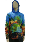 ANGRY OCEANZ Pro Fishing Shirt Moari Wrass Large