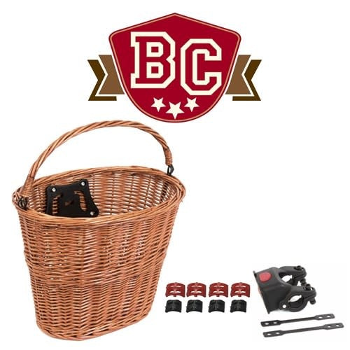AZUR Bike Basket Front Wicker