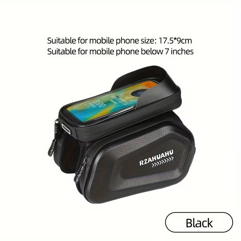 RZAHUAHU Front Rack Bag w/phone Holder