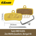 EZmtbs Metallic Brake pads - Shimano M810