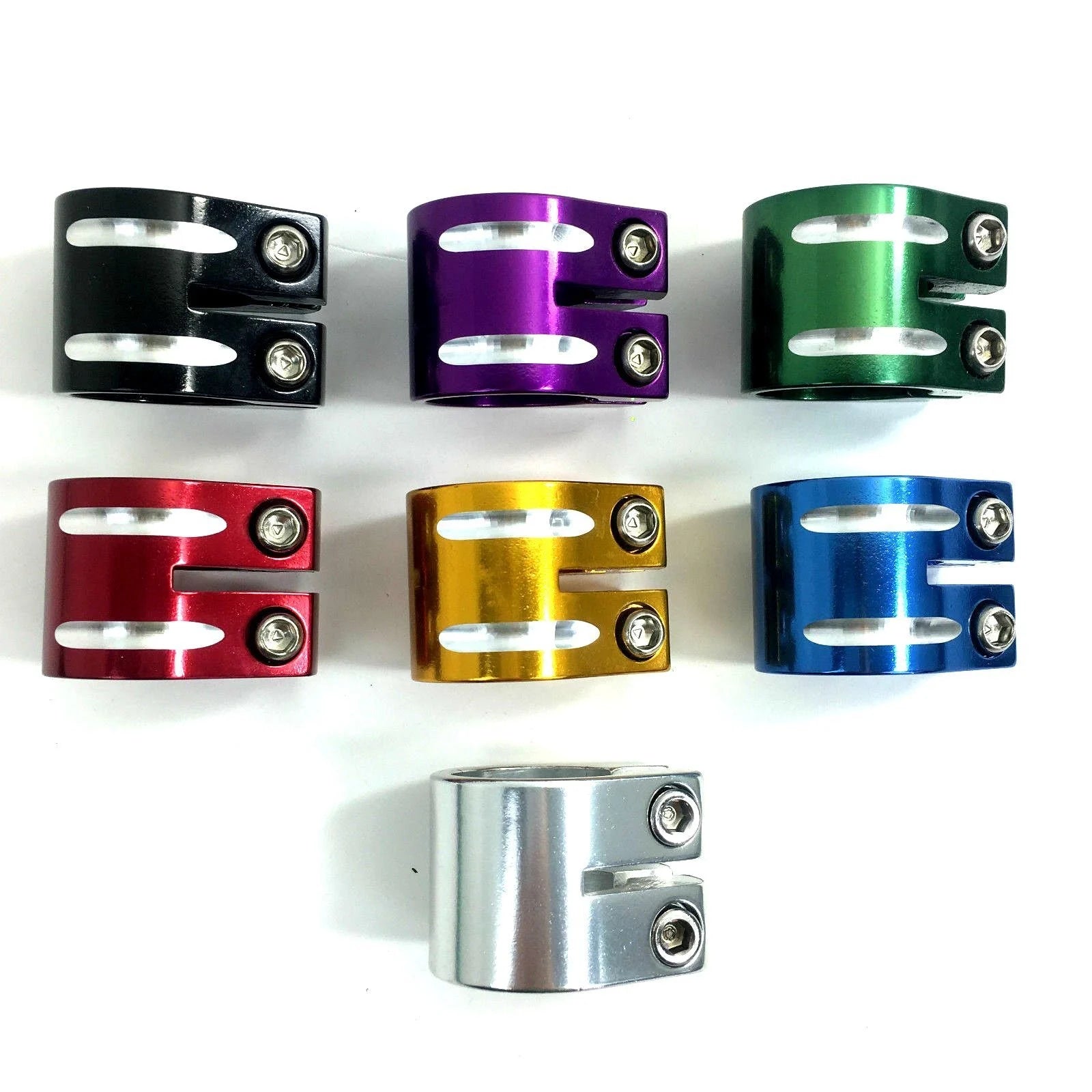 BPW Double Bolt S/Clamp Black
