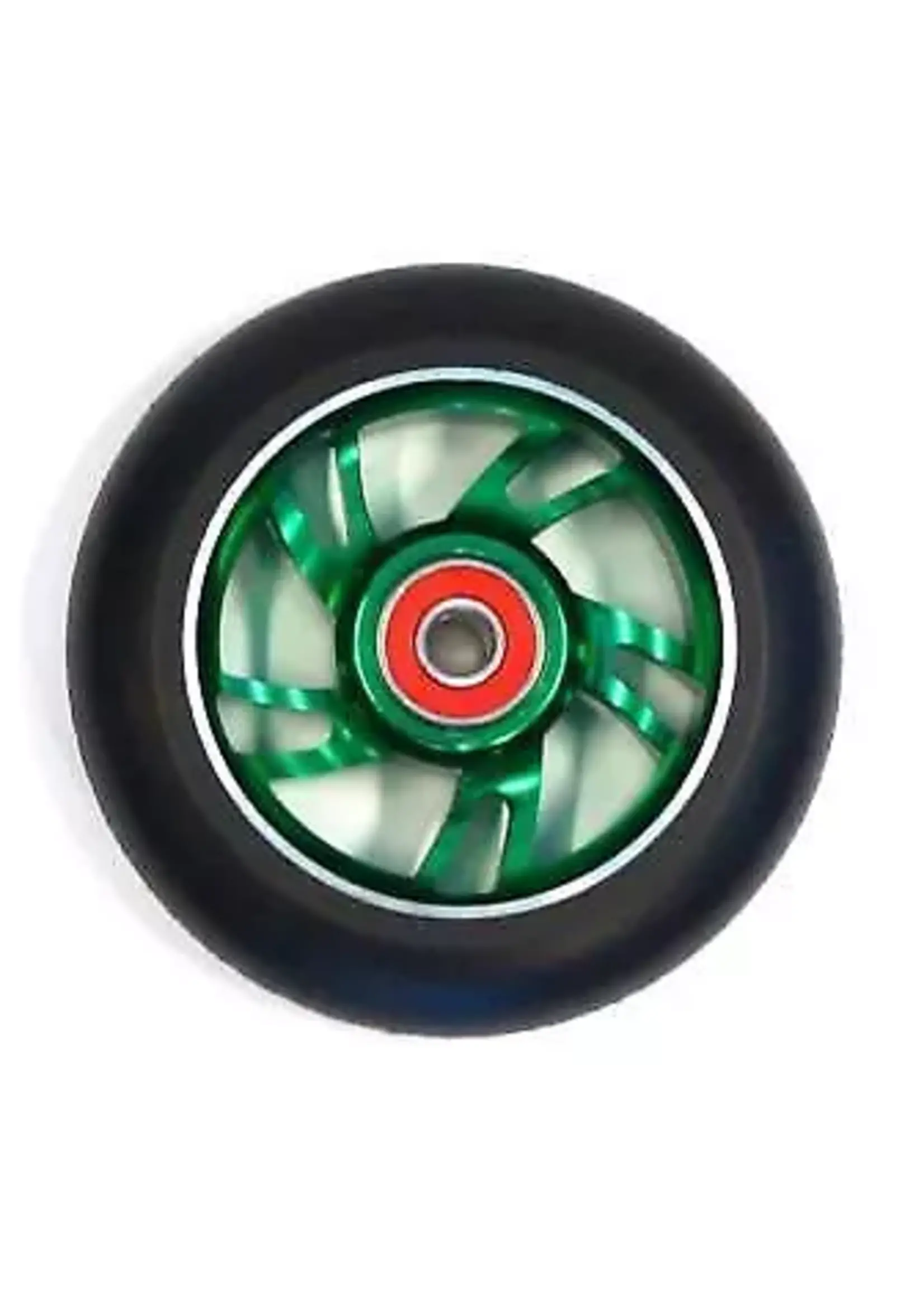 BULLETPROOF 110mm Hollow Core Wheel Green