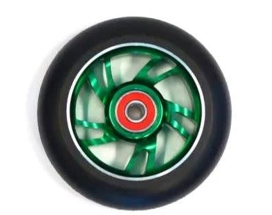 BULLETPROOF 100mm Metal Core Wheel Green