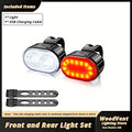 PK CYCLES Rechargeable Light Combo