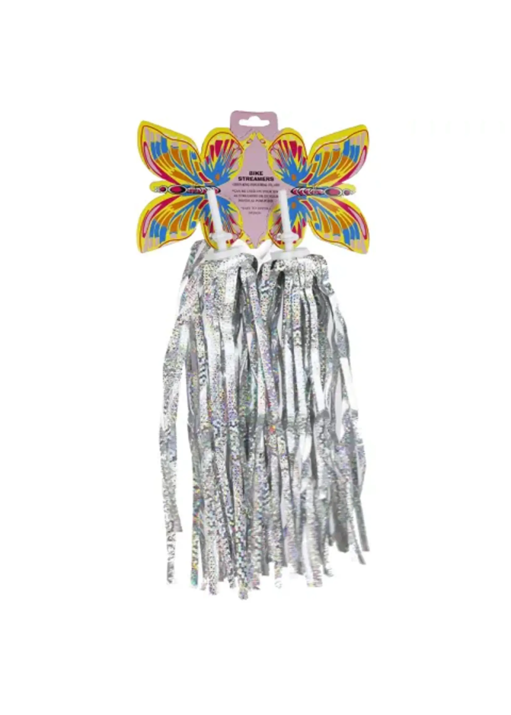 BIKES UP Kids Bike Streamers Silver Streamers Basic