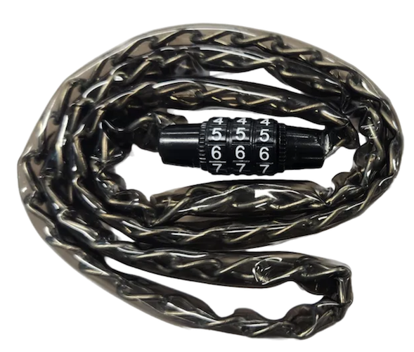 BIKELANE Combo Chain Lock Black