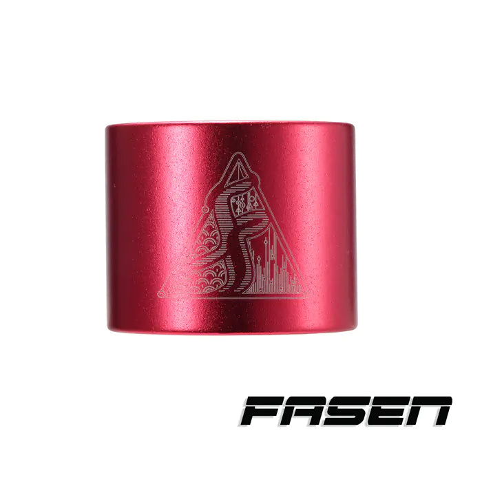 FASEN 2 Bolt Head Stem Clamp Red