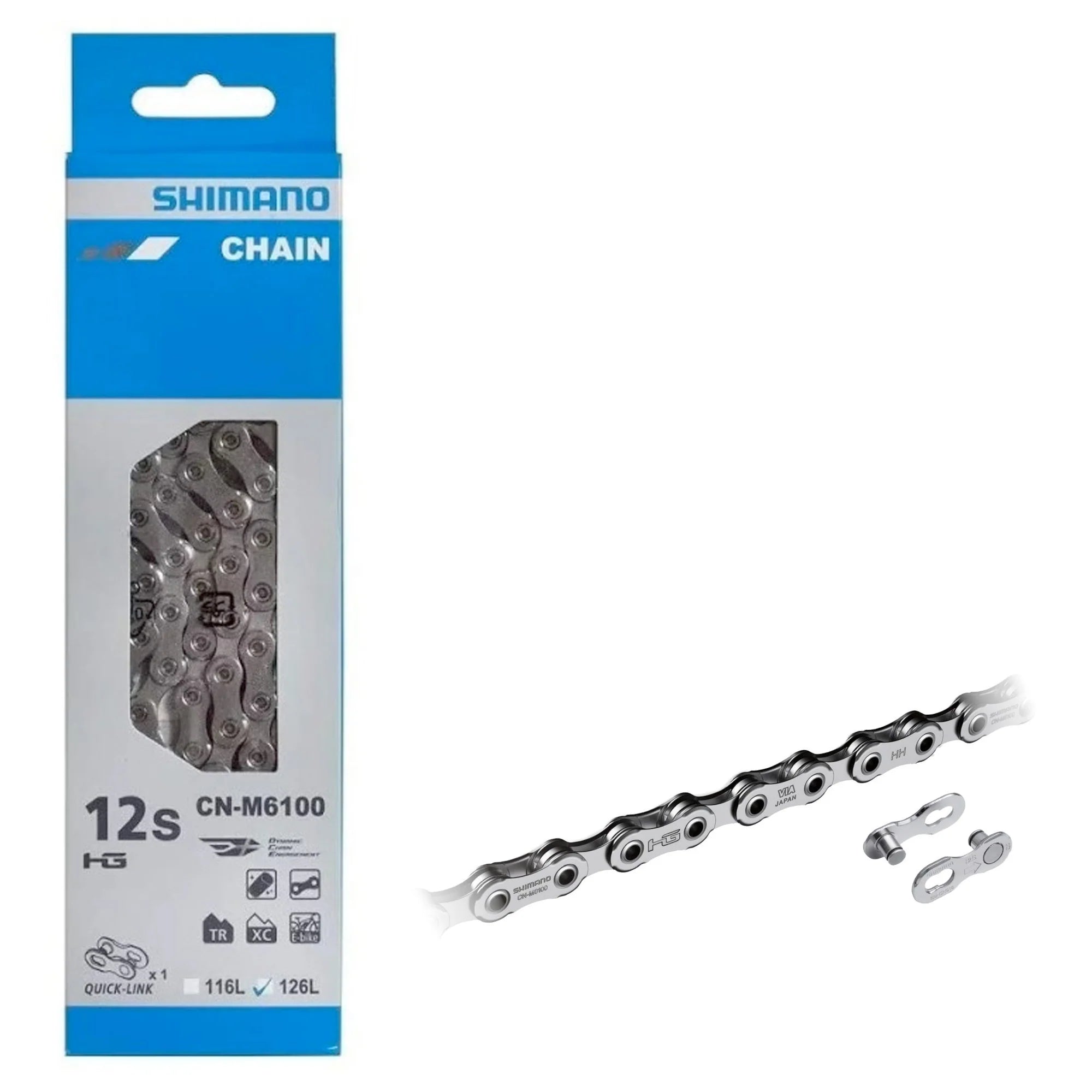 SHIMANO Chains Deore 12Speed CN-M6100-126L
